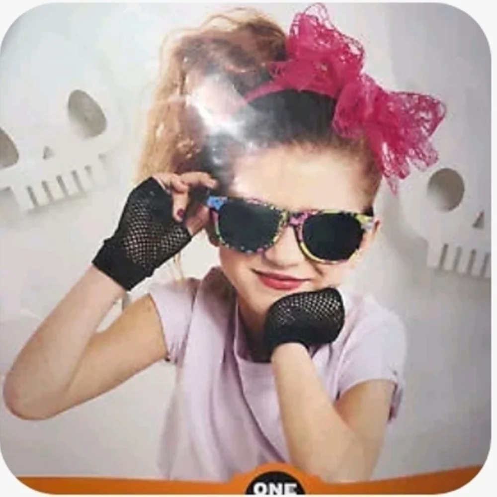 NWT Hyde & Eek Boutique Kid's 80's Accessory Kit One Size OS Halloween Costume